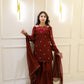 BL-MAROON GHARARA FIT