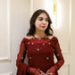 BL-MAROON GHARARA FIT