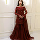 BL-MAROON GHARARA FIT